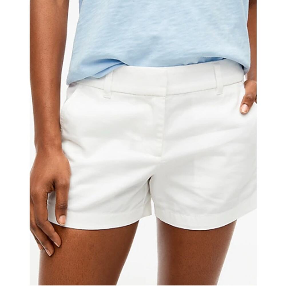J. Crew White 3.5" Classic Chino Short Size 14